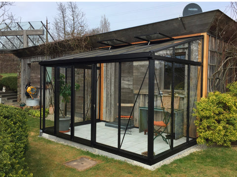 Arcadia Lean-To Greenhouse by Janssens