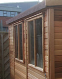 Alton Fusion Cedar Shed/Greenhouse Combo