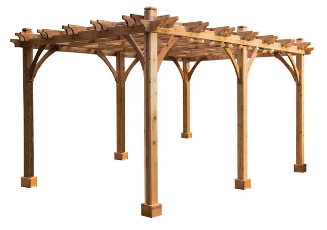 OLT Cedar Pergola – World of Greenhouses